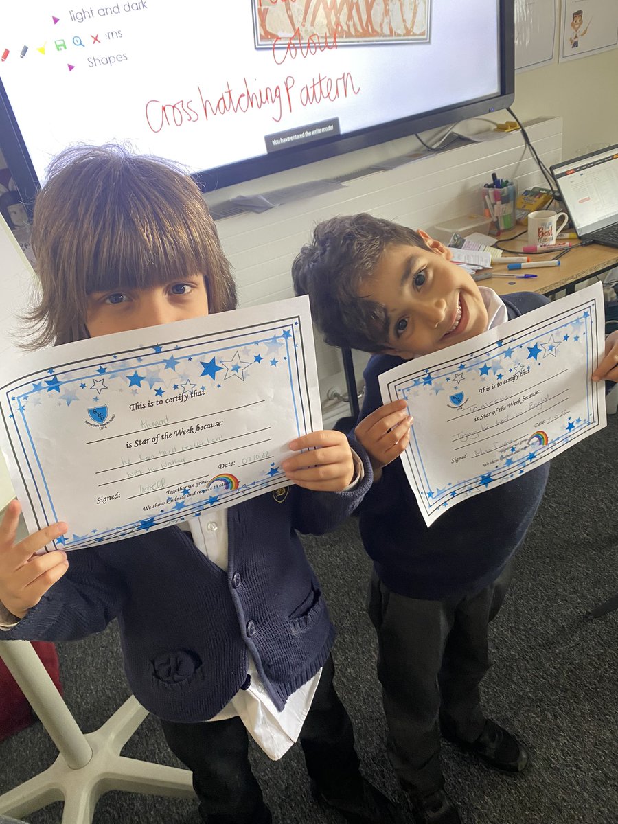 Well done to these two superstars  on getting Star of the Week. 🌟 #smithdownextra