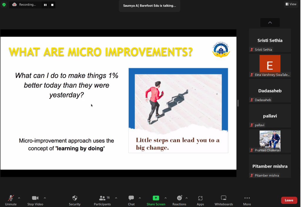 Shikshagraha's tweet photo. #SchoolSawareinHum:
Today, organisations learnt about the Vidya Amrit Mahotsav and were encouraged to take Micro Improvements approach to their teachers & school heads and contribute to the Vidya Amrit.
To register for the campaign- https://t.co/ECf4Me3VjX https://t.co/J9TQ2tNO1f