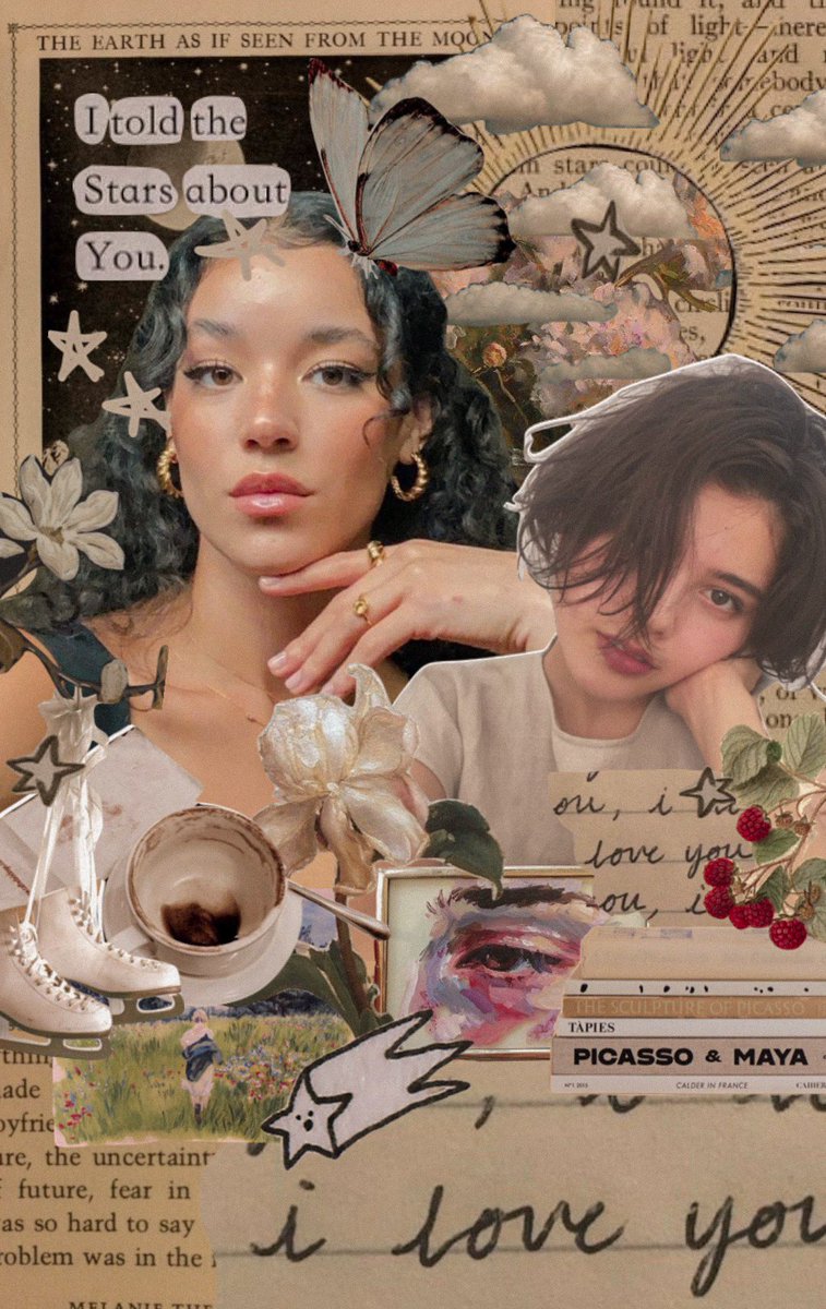 bylaylanoor's tweet image. it’s #FinishUrBookFall aesthetic day!! here’s an collage of mae &amp;amp; elise from ECLIPSING BINARY, my dual-POV, literary sapphic romance novel about a competitive figure skater &amp;amp; an aspiring artist who begin falling in love at college after a chance meeting at the rink. ♡