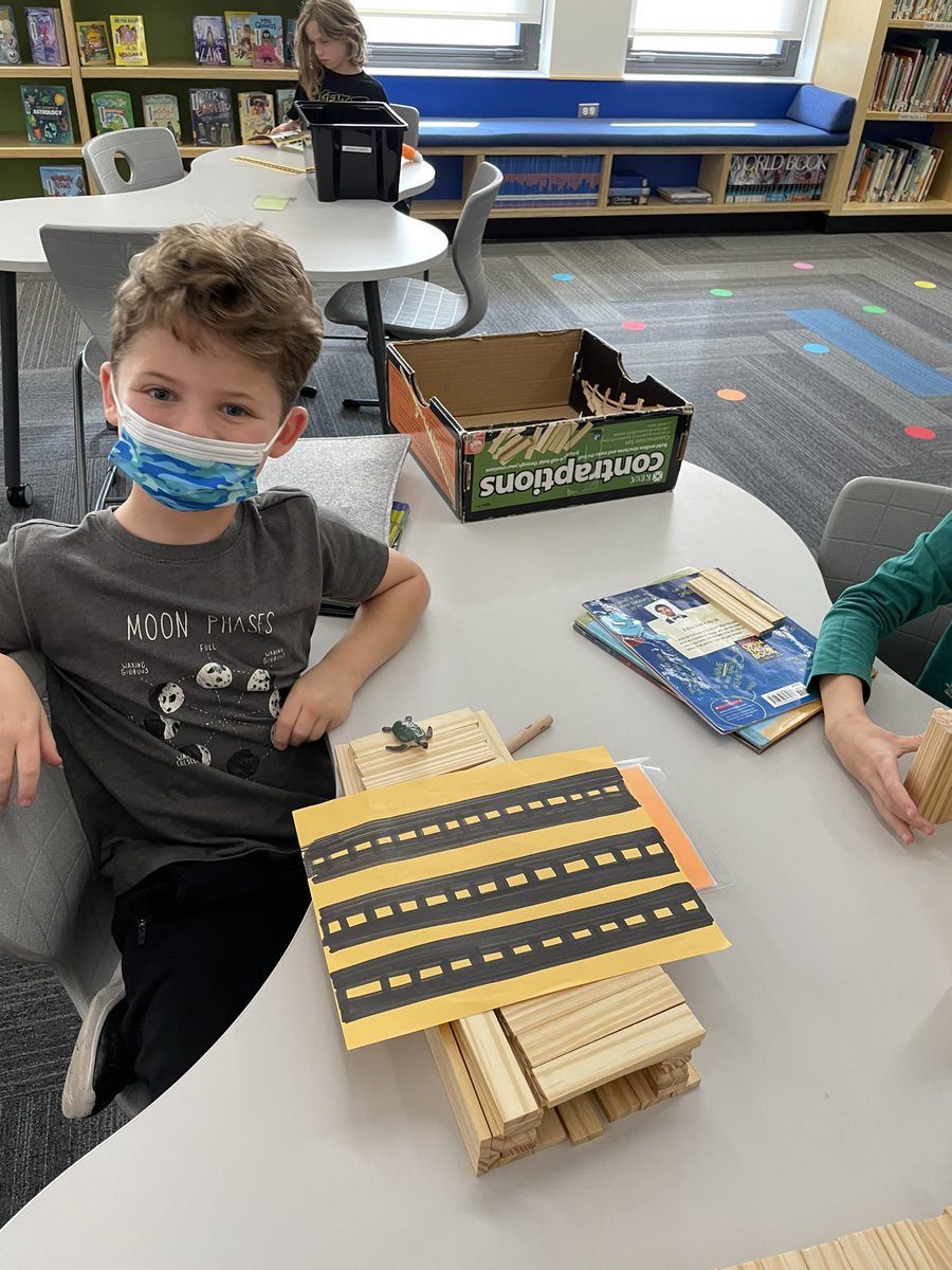 2nd grade #whittierschool97 wildcats constructed some incredible crossings for animals after reading Crossings by <a href="/KatyDuffield/">Katy Traffanstedt Duffield</a>. We loved this book! #oakpark97 #libraries97