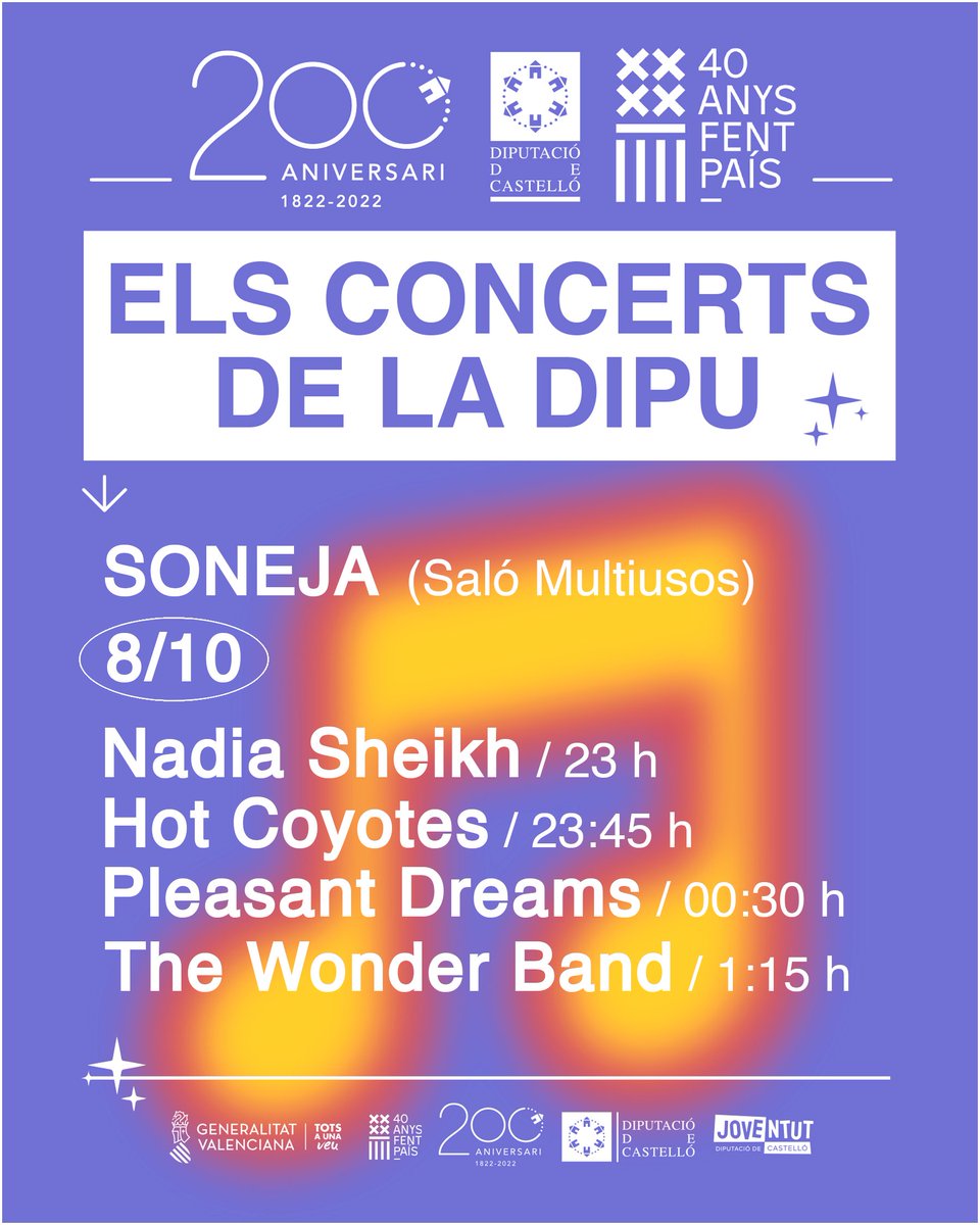 Soneja!! Nos vemos en Els Concerts de la Dipu <a href="/dipcas/">Diputació de Castelló</a> mañana a las 23h ✨🖤

Soneja!! See you tomorrow at 11pm for Els Concerts de la Dipu ✨🖤

#castellon #livemusic #musicaendirecto #concierto #concert