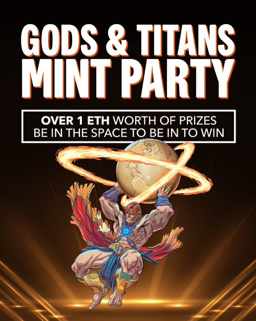 cryptobeanzclub's tweet photo. ⚡️GODS AND TITANS⚡️
                 AND
🦊 SHIBU SOCIETY 🦊
    🎉MINT PARTY🎉

🗓 FRIDAY 10/7 @ 7pm EST

🎁 WIN ($50 ETH)
FOLLOW 
@GAT_NFT
@HomieWagoner
 @SHIBU_Fran 
@cryptobeanzclub 
 
♻️RT |💚|✋TAG3
BE HERE TO WIN⬇️
https://t.co/lnRilDtcUT https://t.co/InloDSuzqZ