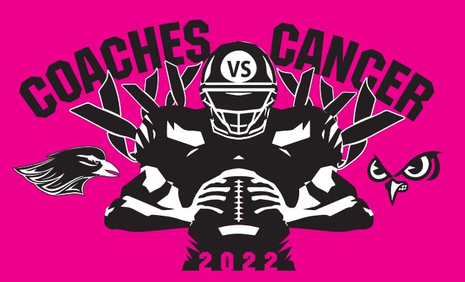 OwlsFB's tweet photo. Congrats to both the JV and JV2 teams for coming away with two big W's last night!  Join us tonight for #CoachesVsCancer as we take on @HUHS_Football in Hartford! https://t.co/sj7sKiZRlE
