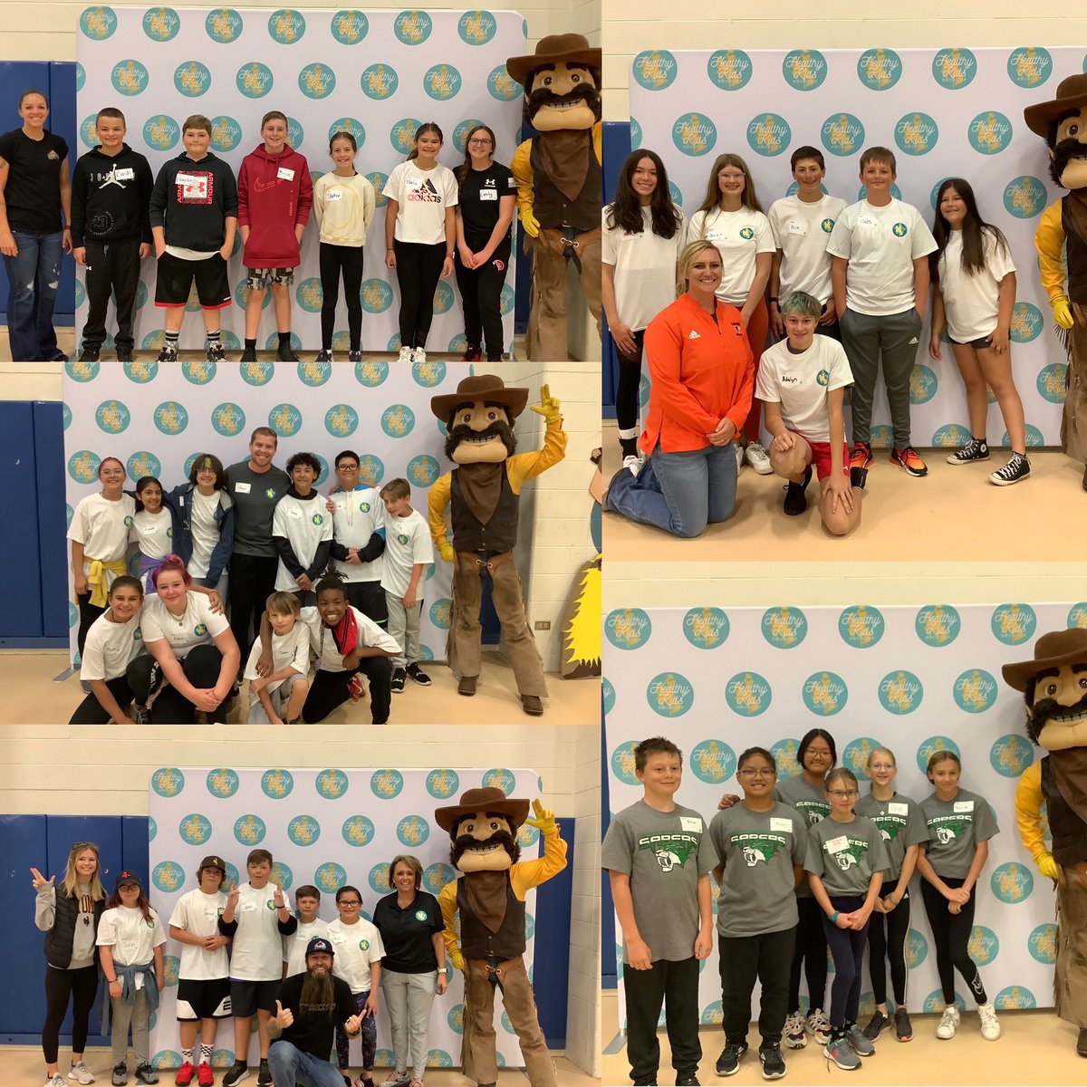 wyomingahperd's tweet photo. Here are our Healthy Kids! #healthykidsroundup

These students traveled from Lander, Rock Springs, Laramie, Cheyenne, and Rawlins!
@ahawyoming https://t.co/F8kwT5coeR
