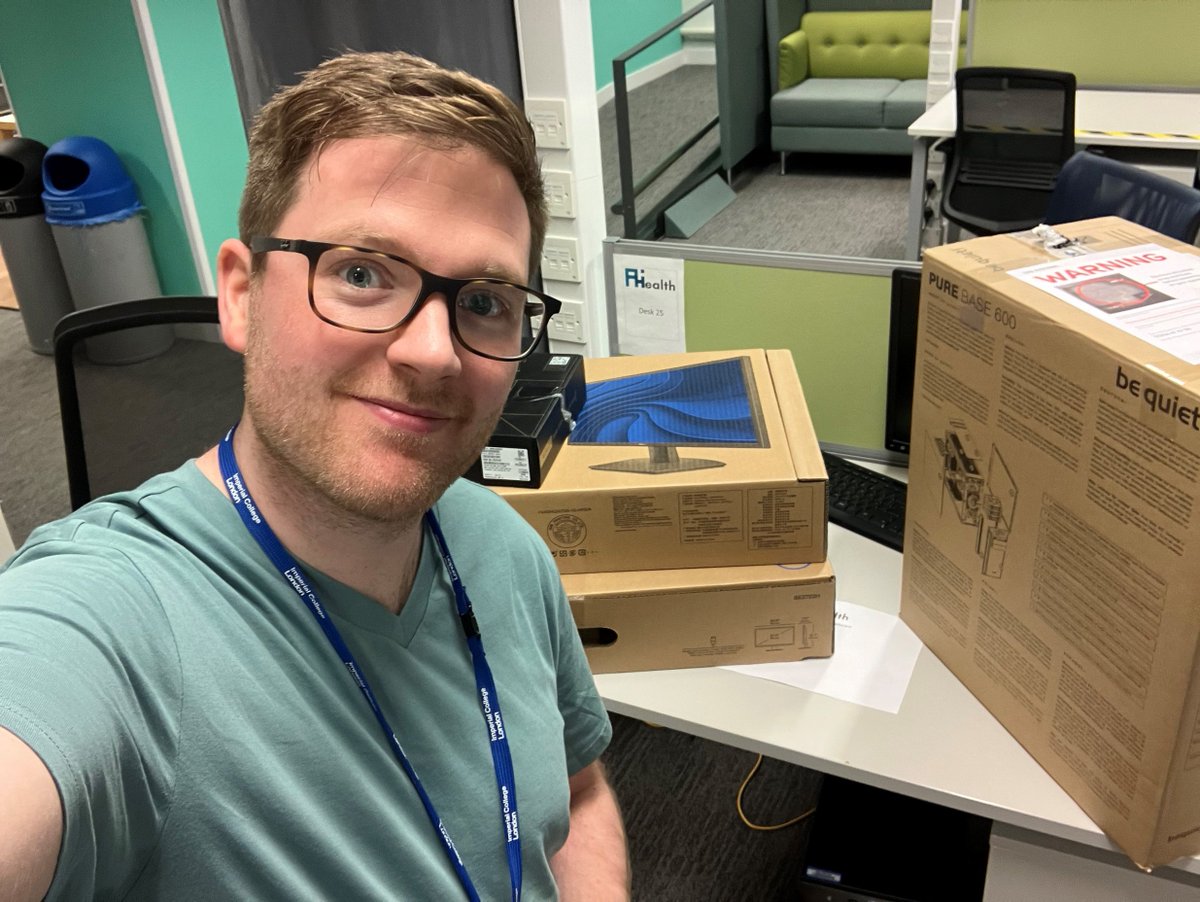 Sam Channon-Wells (@sam_channon) on Twitter photo So excited to be starting my PhD - @AI4HealthCentre <a href="/imperialcollege/">Imperial College London</a>. Working with supervisors @jetpackjeth <a href="/_myrsini_/">Myrsini Kaforou</a> <a href="/acunningID/">Aubrey Cunnington</a> and Prof Mauricio Barahona aiming to reclassify febrile illness in children using #AI4Health <a href="/DIAMONDS_2020/">DIAMONDS</a>. Task 1: Setup my flashy new computer! So excited to be starting my PhD - @AI4HealthCentre <a href="/imperialcollege/">Imperial College London</a>. Working with supervisors @jetpackjeth <a href="/_myrsini_/">Myrsini Kaforou</a> <a href="/acunningID/">Aubrey Cunnington</a> and Prof Mauricio Barahona aiming to reclassify febrile illness in children using #AI4Health <a href="/DIAMONDS_2020/">DIAMONDS</a>. Task 1: Setup my flashy new computer!