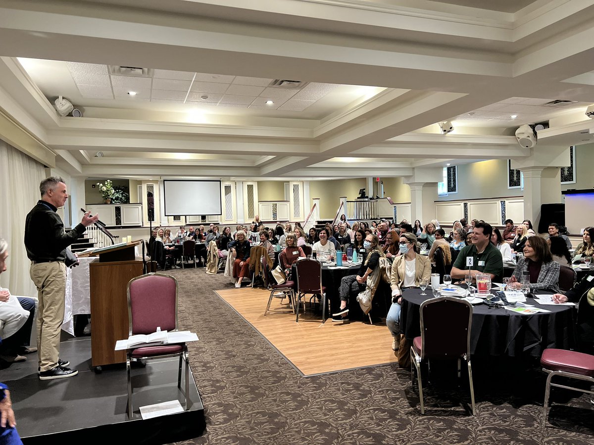 HCDSB's tweet photo. Our new @HCDSBdirector John Klein bringing greetings to our Catholic Education Centre staff on our annual Faith Day. 

Welcome, Director Klein! 👏🏼 https://t.co/DxKR5mKtug