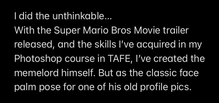 daekim_26's tweet photo. SMG4 (The Super Mario Bros Movie)
@smg4official 
-
#smg4 #glitchproductions #smg4memes #smg4fanart #supermarioglitchy4 #mario #supermariomovie #nintendo https://t.co/rr6fpSjKoo