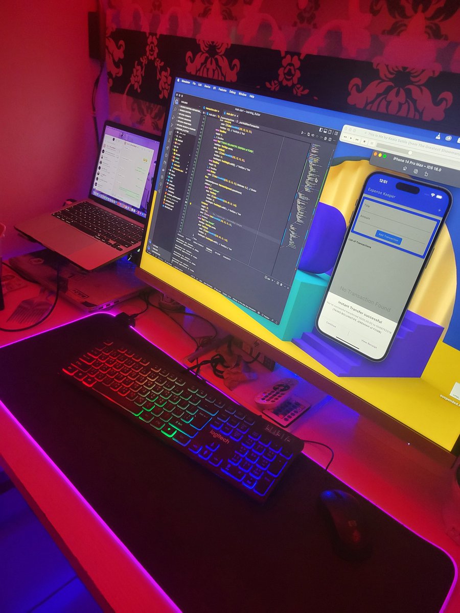 jeremytechie's tweet image. Here is what my setup looks like 🙂
#setup #programming #developer #frontenddev