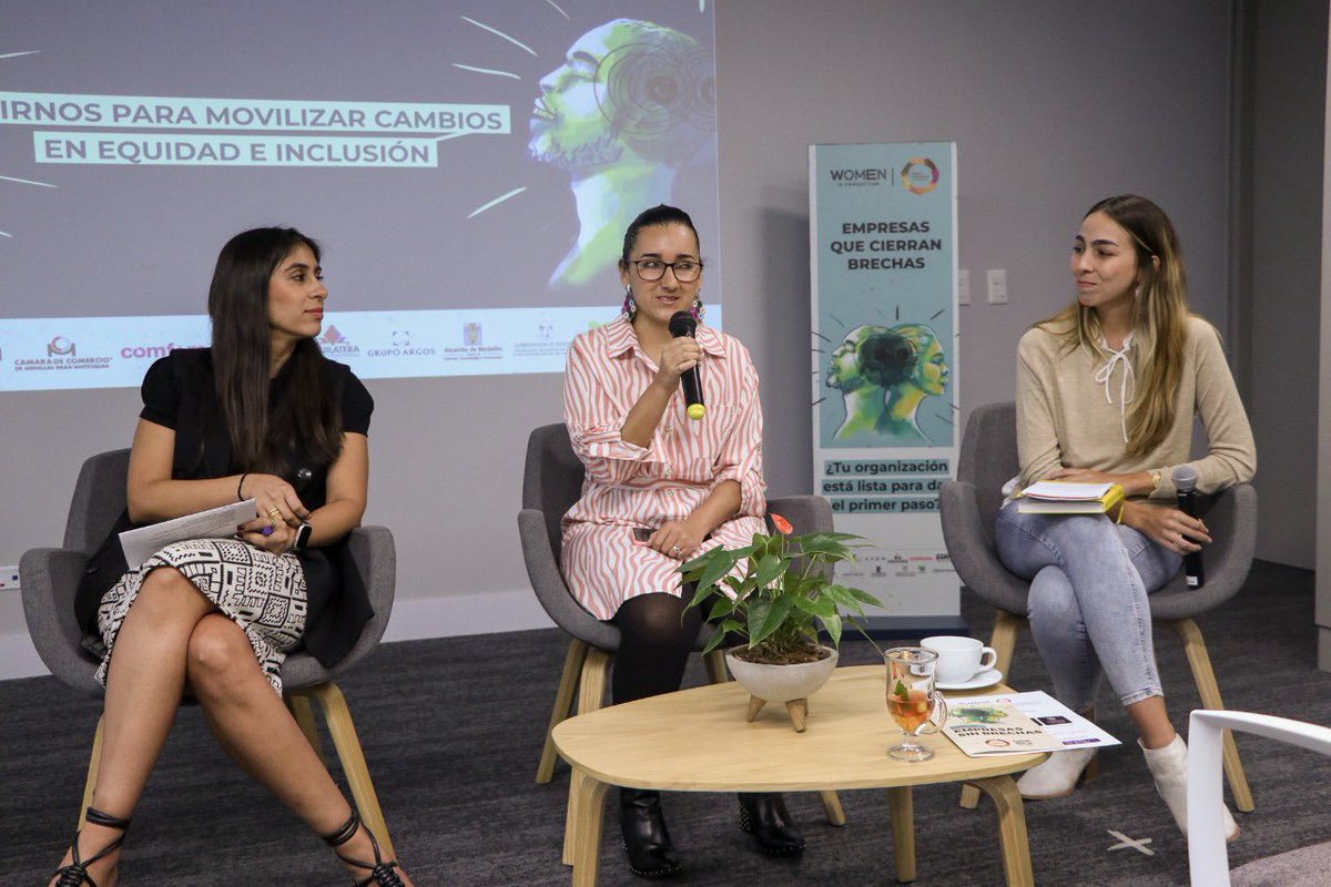 proantioquia1's tweet photo. Estamos en la presentación de los resultados de la Alianza empresarial por la equidad de género y la socialización del Ranking Par como herramienta para el diagnóstico.

Compartimos algunas cifras ⬇️ https://t.co/hym0dQJAM7