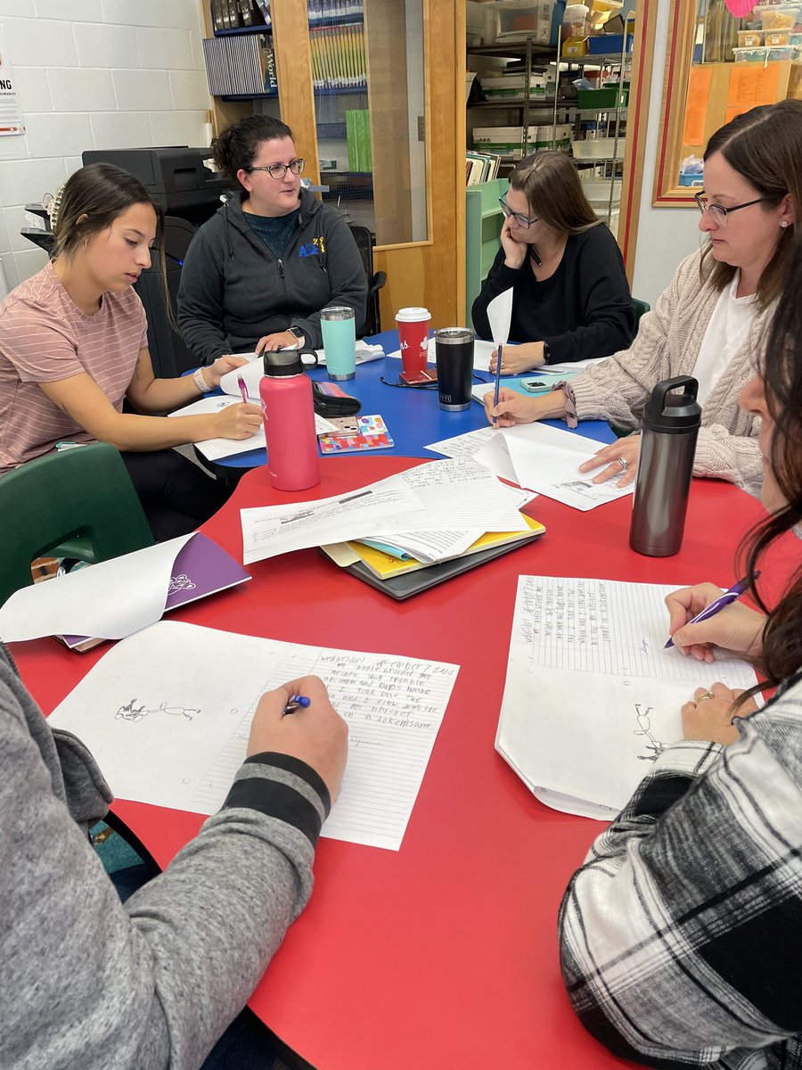 We are digging deep into our focus on writing and communication for professional learning day. #lifelongwriters #eips
