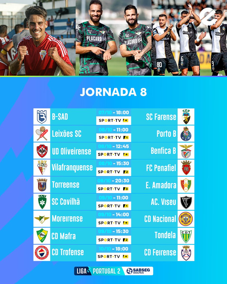A #LigaPortugalSABSEG está de 𝑹𝒆𝒈𝒓𝒆𝒔𝒔𝒐 🤩

Qual será o jogo da jornada? 😜