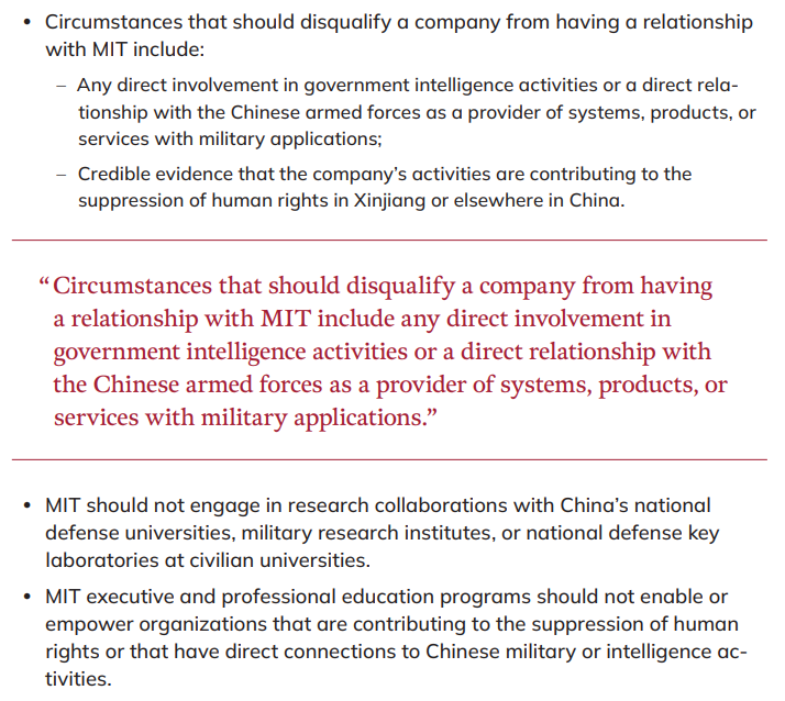 xuan (ɕɥɛn / sh-yen) (@xuanalogue) on Twitter photo Great to see <a href="/MIT/">Massachusetts Institute of Technology (MIT)</a> take a firm stance against direct collaboration with the PRC's military-industrial complex.
Would love to see similar commitments against collaborating with analogous US institutions, like DARPA, ICE, and the NSA. The alternative is hypocrisy. <a href="/MIT_SAW/">MIT Students Against War</a> Great to see <a href="/MIT/">Massachusetts Institute of Technology (MIT)</a> take a firm stance against direct collaboration with the PRC's military-industrial complex.
Would love to see similar commitments against collaborating with analogous US institutions, like DARPA, ICE, and the NSA. The alternative is hypocrisy. <a href="/MIT_SAW/">MIT Students Against War</a>