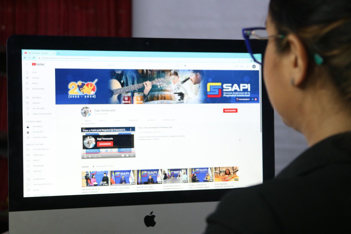 sapi_ve's tweet image. #SomosSAPI 💻 Suscríbete a nuestro canal de YouTube e infórmate de los procesos a seguir sobre #Marcas, #Patentes #IndicacionesGeográficas y #DerechoDeAutor 🖥️
📹YouTube: bit.ly/3bHkVU5