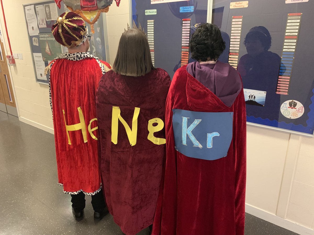 <a href="/BrochSci/">Fraserburgh Academy Science Department</a> 🧪 ⚛️ Our theme this year for Charities Week was the Noble Gases 😊 Another 2nd place so thinking caps on for next years theme - great effort from S6 pupils this week 👏 <a href="/FraserburghAcad/">Fraserburgh Academy</a>