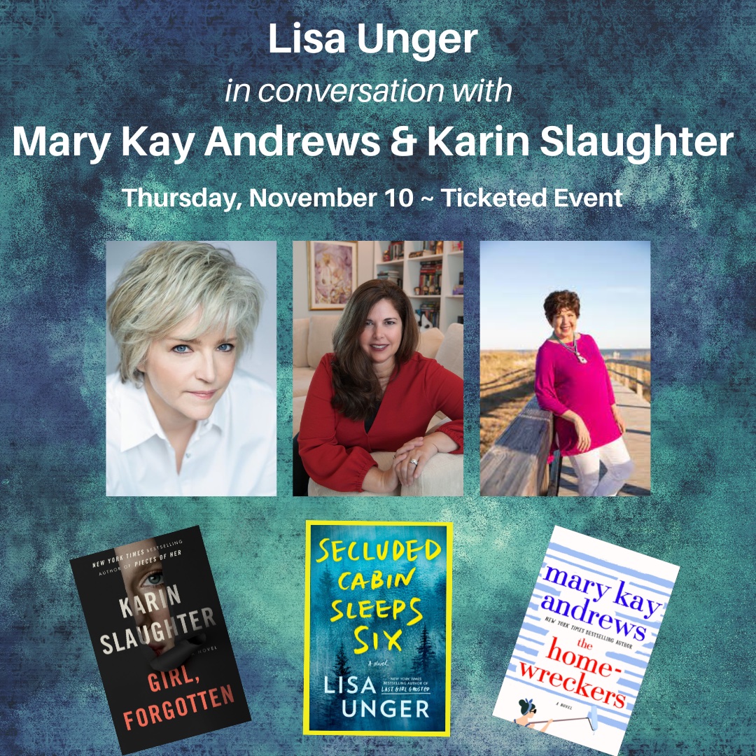 I’ll be with two of my absolute favorite authors, @lisaunger & @mkayandrews on Nov 10 in person at @FoxTale--join us! Tickets here: foxtalebookshoppe.com/event/lisa-ung…