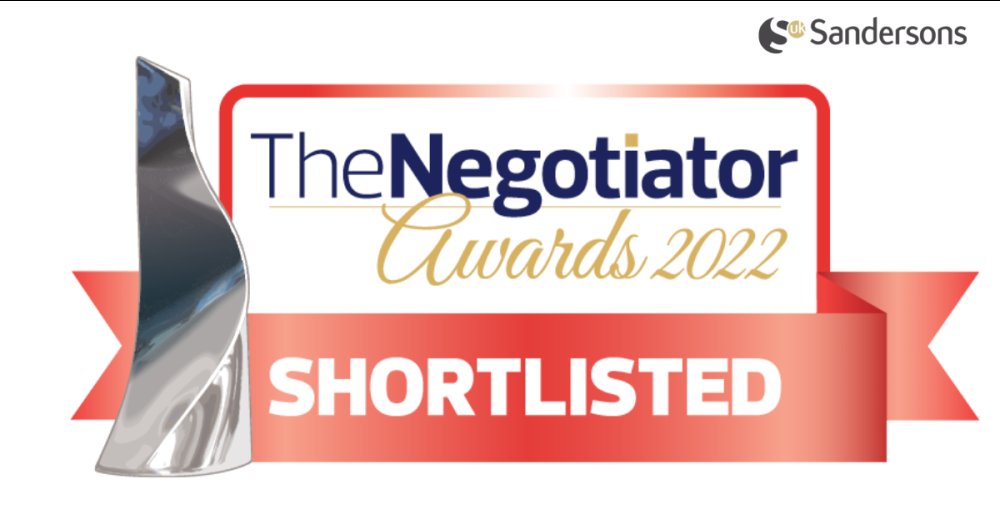 Sandersons UK shortlisted in 3 categories for the 2022 Negotiator Awards: Land &amp; New Homes Specialist of the Year, Property Management Department of the Year and South-East Agent of the Year. akya.io/63404Af605108?…