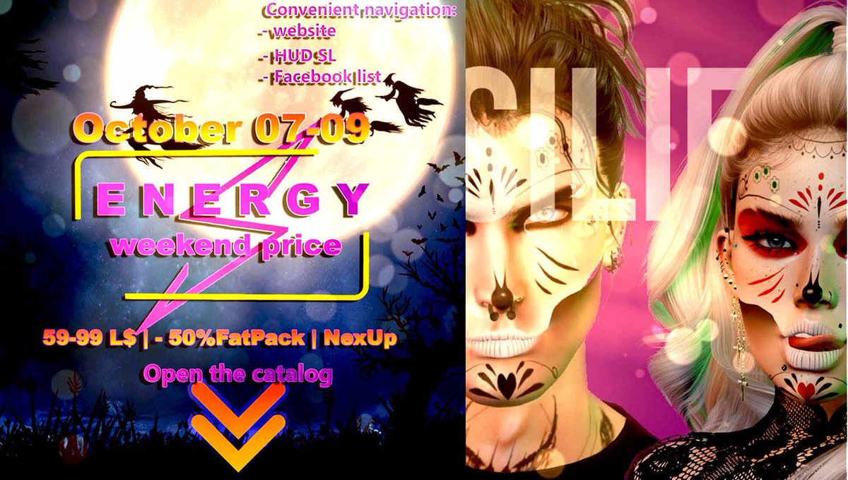 MediaSL1's tweet photo. ENERGY Weekend price - October 07-09
✔️ #Virtualworlds ✔️ #MediaSl ✔️ #Metaverse
⭐ join https://t.co/AaO41oZ8bz Discord: https://t.co/S8R6esljwl

 #ENERGYsl #ENERGYWeekend #PromoSL #SaleSL #Secondlife #secondlifefashion #SL #slfashion

https://t.co/HWaDfkNuRD https://t.co/T1Zk73mThE