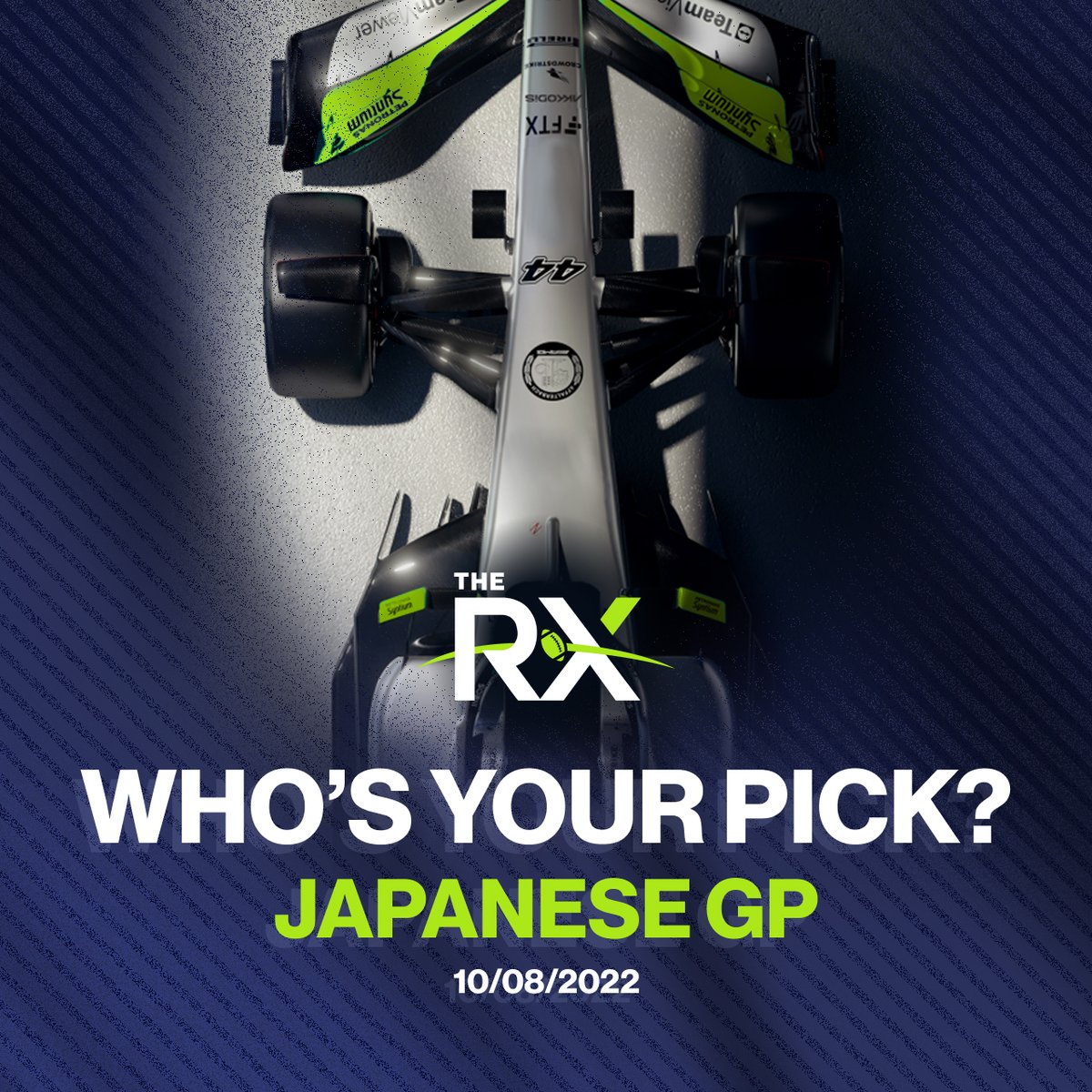 TheRxForum's tweet photo. Who are you backing to win the Japanese GP this year? ๐
๐ Verstappen -165
๐ Leclerc +300
๐ Perez +800
๐ Hamilton +1200
Visit @TheRxForum for free daily picks: https://t.co/vQT6VrfGq0 ๐ฐ
#F1Picks #JapaneseGP
#SportsBetting #F1 https://t.co/4CaNkoPjWf