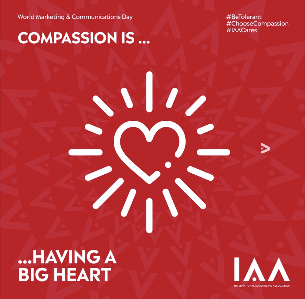 IAA_Global's tweet photo. Let's pledge to follow the compass of compassion in life and at work. #BringBackCompassion #IAACares https://t.co/v6dWrOHm1r