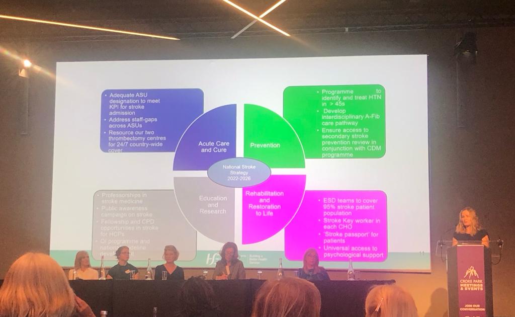 Prof. Ronan Collins (@ronancollins7) on Twitter photo Programme manager <a href="/SineadAColeman/">Sinéad Coleman</a> presenting our National Stroke Strategy 2022-2026 at <a href="/HSE_CDI/">HSE Clinical Design and Innovation</a> National Clinical Programmes day.Strategy will be published by <a href="/HSELive/">HSE Ireland</a> & <a href="/RCPI_news/">Royal College of Physicians of Ireland</a> for World Stroke Day-Delighted @DonnellyStephen announced funding today
#3RsBetterHealthNCP2022 Programme manager <a href="/SineadAColeman/">Sinéad Coleman</a> presenting our National Stroke Strategy 2022-2026 at <a href="/HSE_CDI/">HSE Clinical Design and Innovation</a> National Clinical Programmes day.Strategy will be published by <a href="/HSELive/">HSE Ireland</a> & <a href="/RCPI_news/">Royal College of Physicians of Ireland</a> for World Stroke Day-Delighted @DonnellyStephen announced funding today
#3RsBetterHealthNCP2022