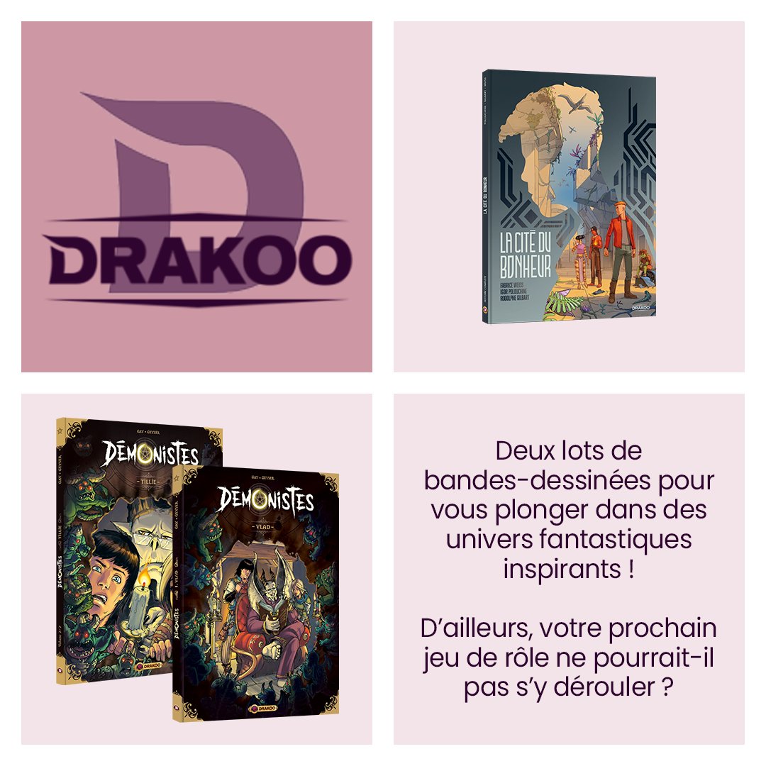 PREMIÈRE PARTIE : Les partenaires du JDR FEST et les magnifiques lots à gagner pendant l'événement ! Rien de cela ne serait possible sans leur grande générosité. Un grand merci à : <a href="/hachetteheroes/">hachetteheroes</a>, @lesxiisinges, <a href="/blackbookjdr/">Black Book Editions</a>, <a href="/drakooeditions/">Drakoo</a>, @sombre_jdr, <a href="/ECpodcastJDR/">Échec Critique</a>  ! 🎁