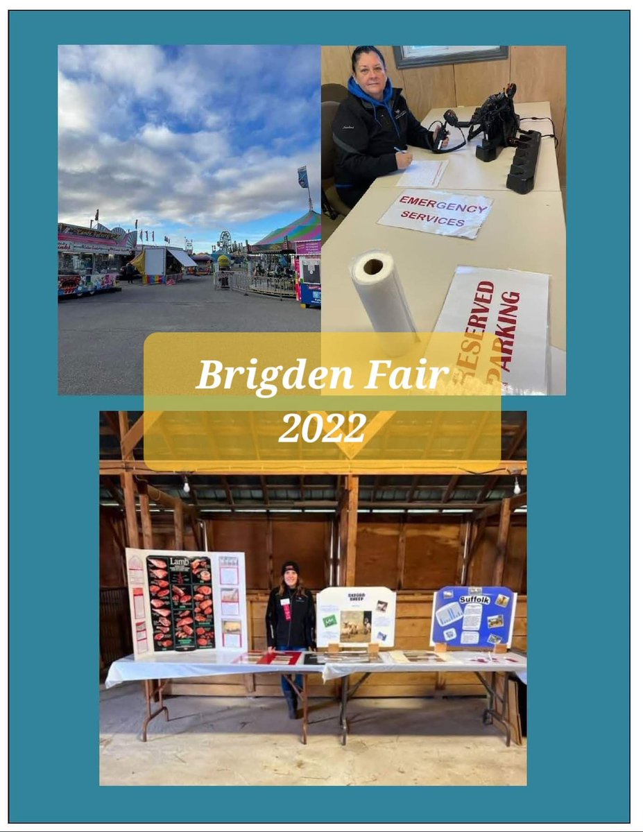 Our Lambton Mutual volunteers, Janet Lambert and Makayla Callaghan are at the Brigden Fair today. #neighbourshelpingneighbours #communityinvolvement