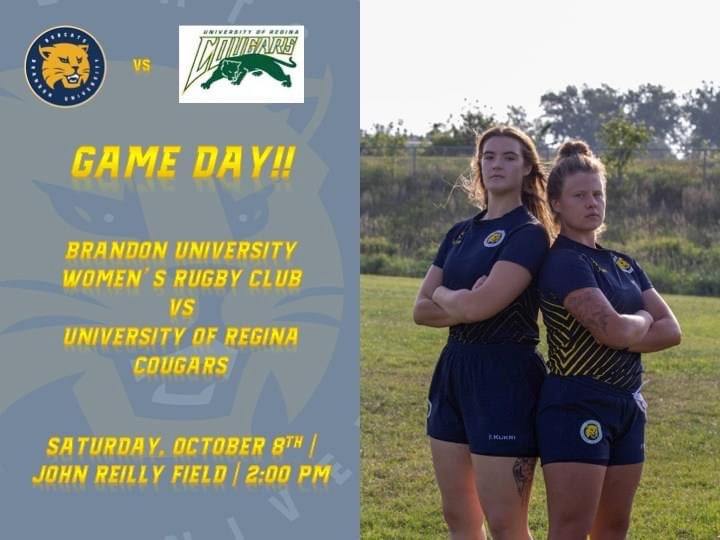 BUWRC's tweet photo. Saturday is a rugby day!! Come down and cheer on the ladies!!  Go Bobcats!! https://t.co/rKxP76fOVt