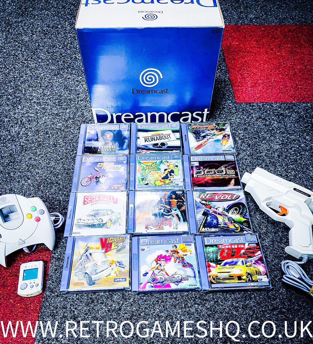 RetroGames_HQ's tweet photo. New in today #sega #segadreamcast #dreamcast #retro #retrogames #retrogamer #retrogamers #sonic #houseofthedead #jetsetradio #vigilante8 #segarally #swindon #gamesshop #MartinWhitehousewillbespellcheckingthis π https://t.co/6mkADxRtpr