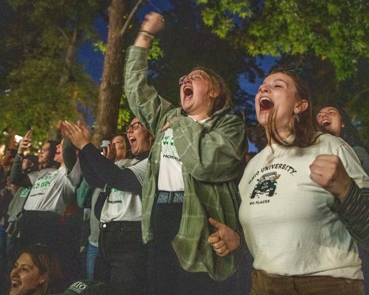 🗣️YELL 🗣️LIKE 🗣️HELL Thanks to everyone who came out and brought the energy to the Homecoming pep rally last night! #OHIOHC2022 | #ForeverOHIO