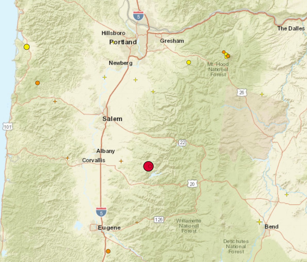 Prof. Diego Melgar 🌊 on Twitter "RT PNSN1 At 552 am, a magnitude 4.