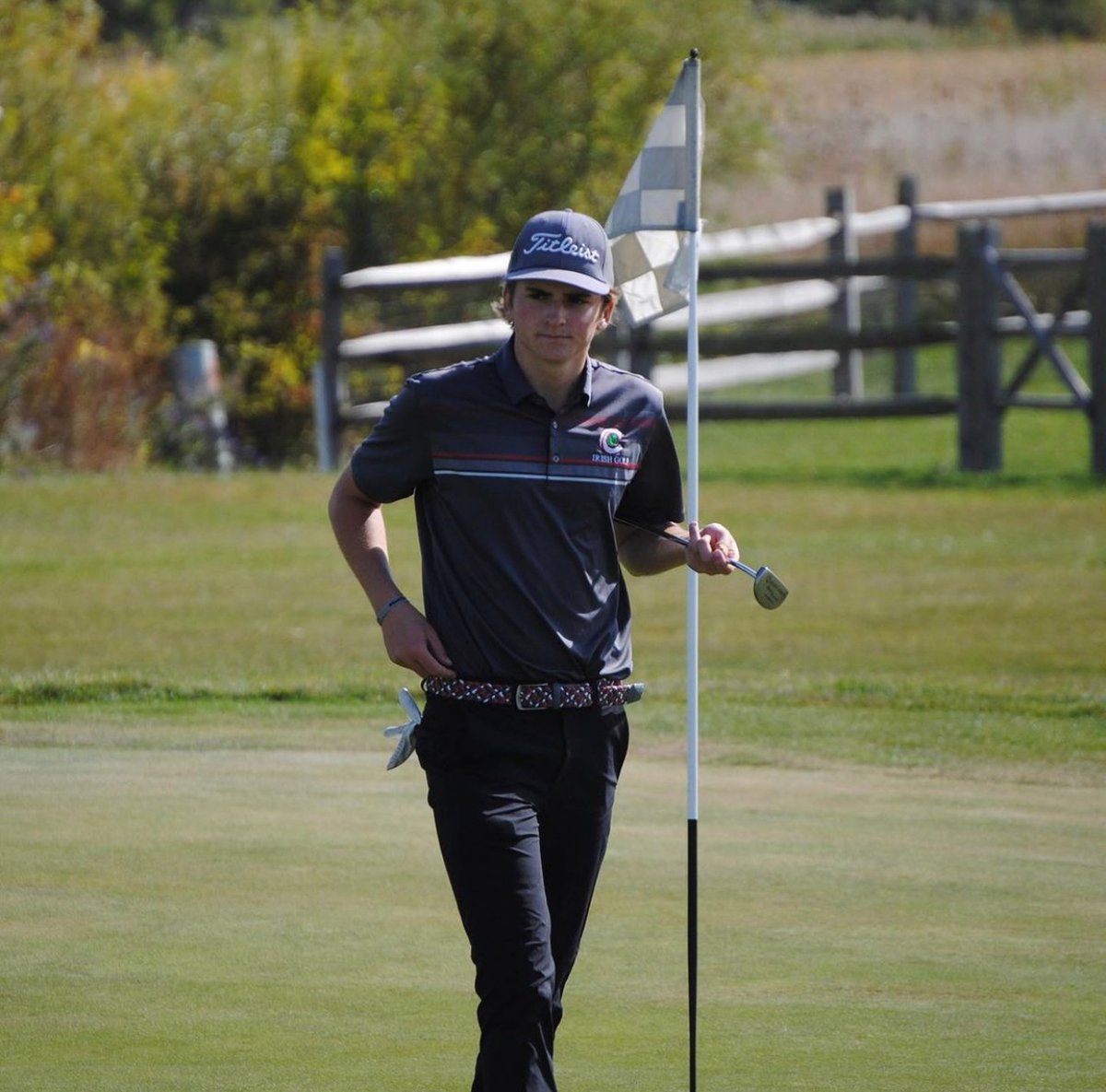 centralcatholic's tweet photo. ☘⛳ STATE BOUND: CONGRATS @GrantTefft on qualifying for @OHSAASports Division II State Championship!!! Grant becomes 1st @CCHSIrishGolf to advance to Columbus since 2017 ... GO IRISH!!! #CentralToLife l #CentralToAthletics ☘⛳

See Story HERE ⬇️ 
https://t.co/aOsbkLr5Q9 https://t.co/G8T6H95TEi
