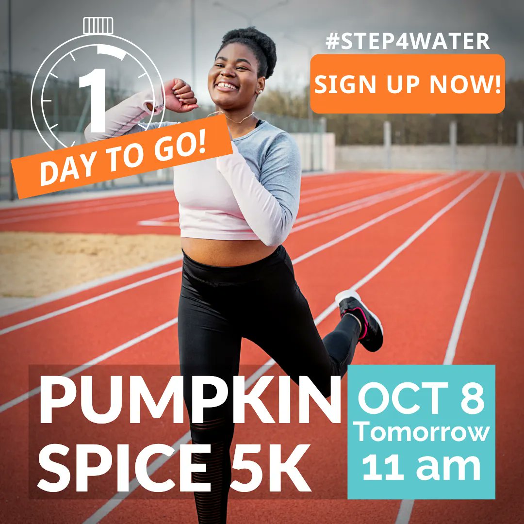 hellogncanada's tweet photo. Only one day left! Last chance to get your tickets for our in-person run tomorrow at Greenway Park in #ldnont! Sign up now and #step4water with us: https://t.co/IeOhL4vQgA Meeting spot: 399 Wonderland Rd S. Parking on-site and nearby. See you all tomorrow! #run #running #5K https://t.co/7isXULmJXg