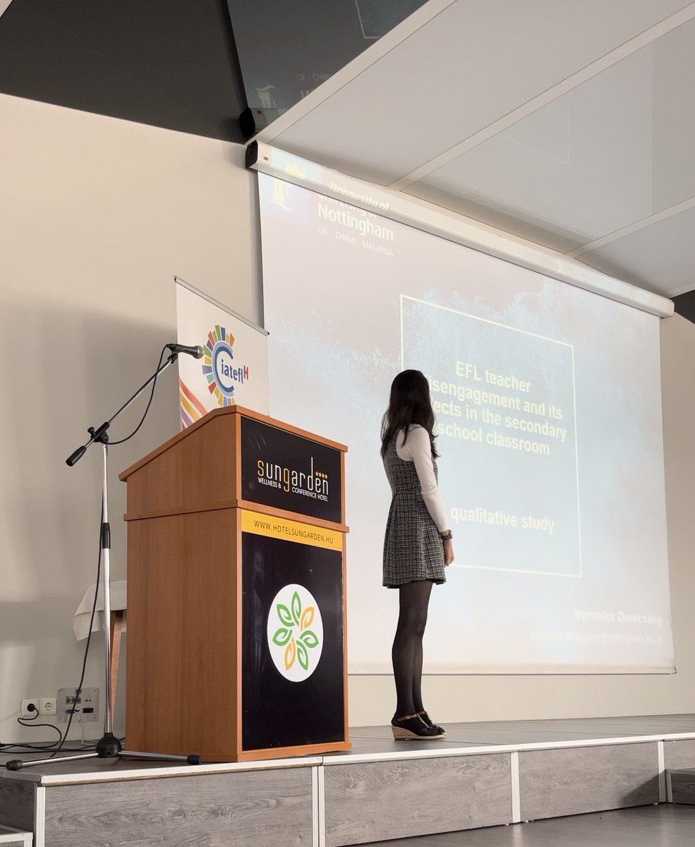 v_derecskey's tweet photo. IATEFL Hungary 7-9 October 2022 #iateflhungary #teacherburnout #teacherdisengagement #teacherengagement #qualitativestudy https://t.co/fgXh9EoTb0