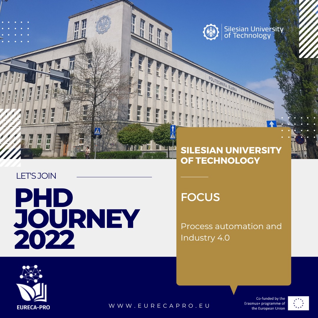 ✈️ Get ready for your PhD journey at the Silesian University of Technology! It will be focused on Process Automation and Industry 4.0. ❗ Apply now! eurecapro.eu/phd-journey/ #eurecapro #europeanuniversities #studyineurope #phdjourney #sdg12 #sustainability #industry