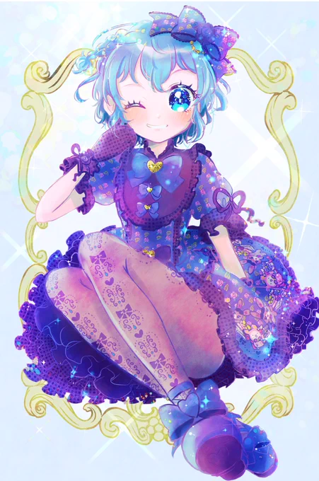 あおと言えばドロシーの色✧*。 #あなたのあお色の作品を見せてください 