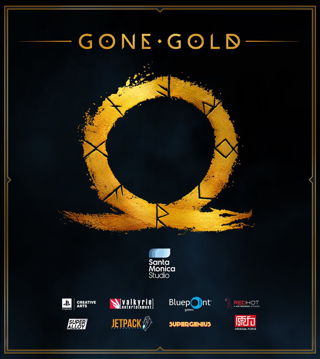 We are thrilled to announce that #GodofWarRagnarok has gone gold! On behalf of SMS and all of our partners, thank you to the fans for supporting us over the course of development. We’re almost to launch and can’t wait for you to play on November 9! 💙