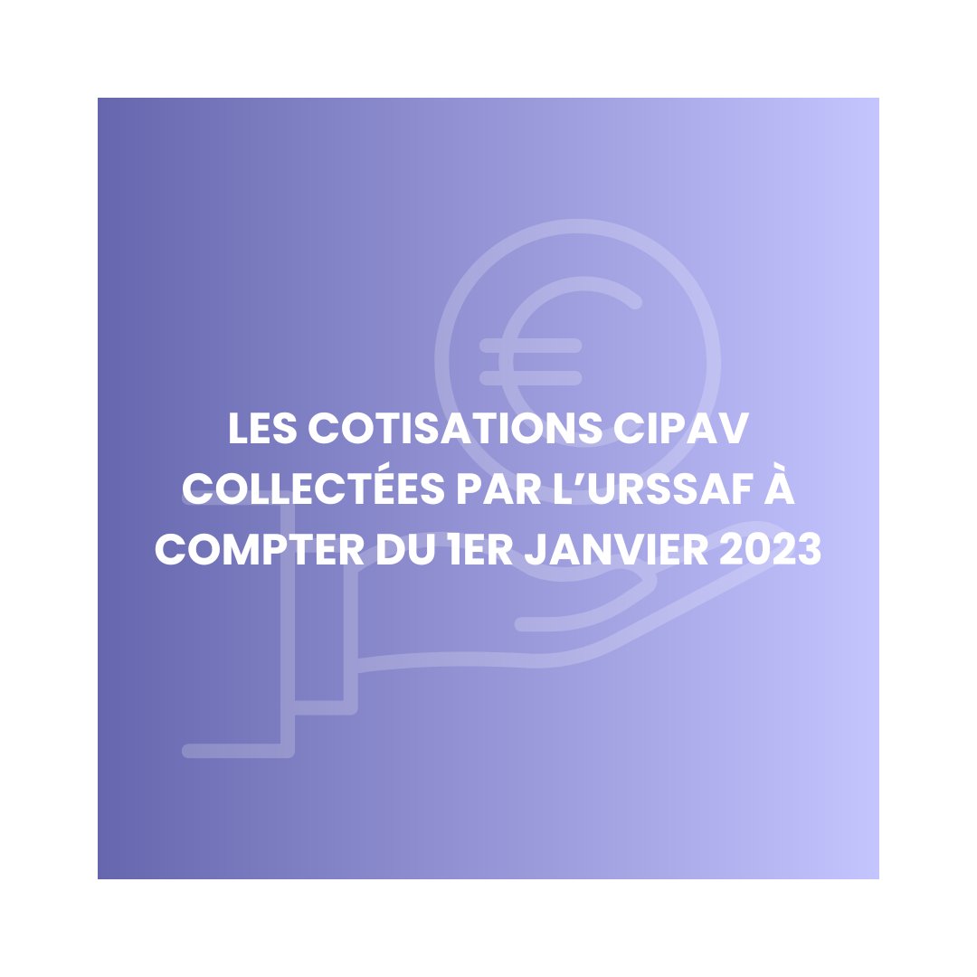 agaps__'s tweet photo. ✨ Les cotisations CIPAV collectées par l'Urssaf à compter du 1er janvier 2023 ✨
💻 Pour en savoir plus, visitez notre site web !!
https://t.co/BTm3Bu9X9r
#AGAPS #social #juridique #fiscal #Urssaf #cotisasions #CIPAV #conseiller #gestion #prestations https://t.co/AsLPL7SGuj