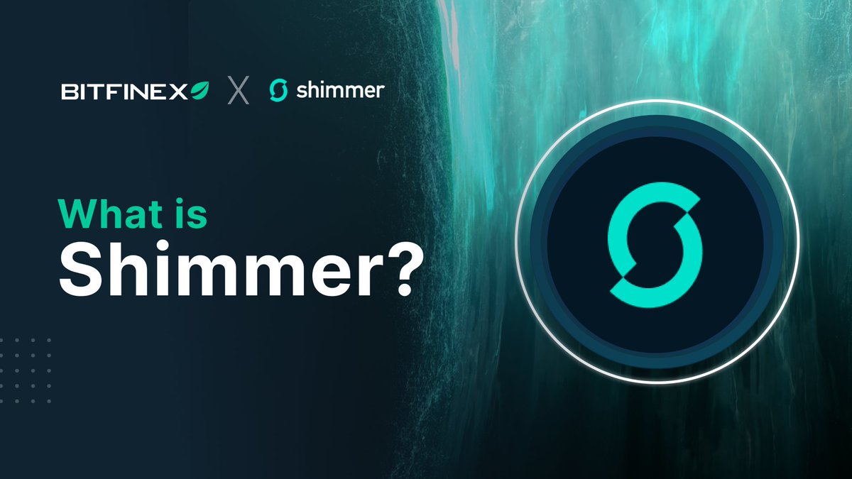 bitfinex's tweet photo. Learn all about the Shimmer network token, just newly listed on Bitfinex! ⭐️

✅ $SMR is the native token of Layer 1 innovation network @shimmernet 
🔥 Shimmer Network is a staging network for @iota’s mainnet

Learn more about how Shimmer is unique ✨
https://t.co/MsGxSsh4nh https://t.co/L5bVSOQa1m