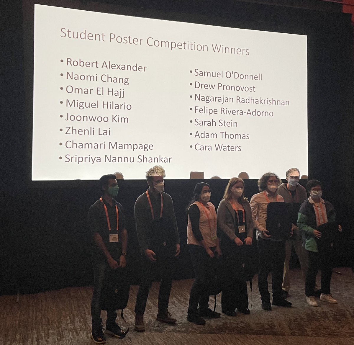 It’s time for the final round of awards: The Student Poster Award goes to the 15 (!) winners named below #AAAR2022 🥳