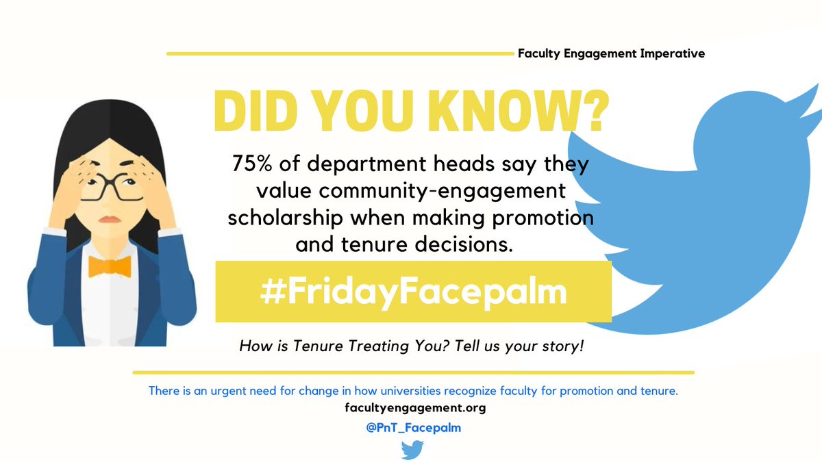 Promotion & Tenure Facepalm tweet media