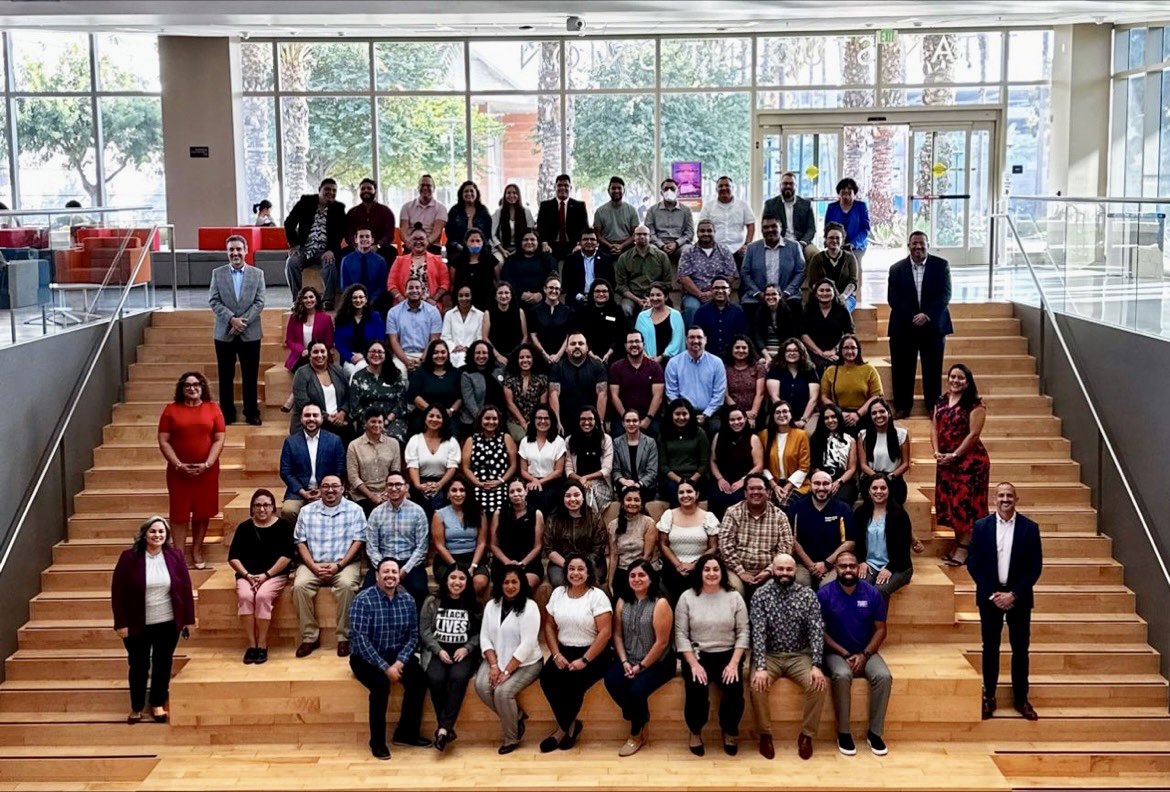 DeterminedDrCC's tweet photo. Day 1 of NASPA’s 2022 Escaleras Institiute is in the books!  Looking forward to Day 2!! Look at this amazing powerful (and GREAT LOOKING) group 😉! @tweetinglavoz #escaleras2022 @NASPAtweets https://t.co/r02cV2gaHV