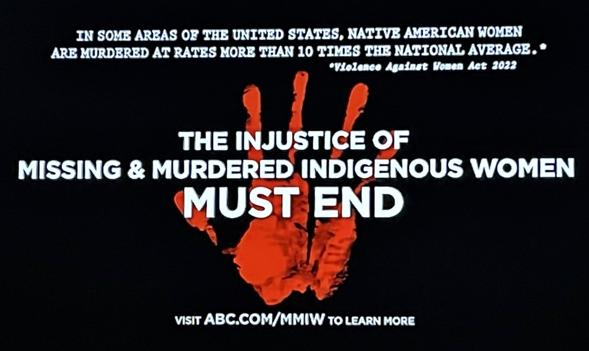 Watched “#AlaskaDaily” starring #HilarySwank last night! Very interesting & educational. I had NO idea indigenous #women were being. murdered 10x the national average of #MurderedWomen! MEN are so afraid of women! We MUST STOP ALL WOMEN from being killed!