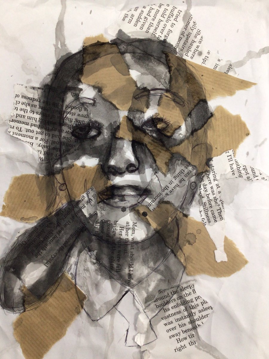CryptArts's tweet photo. Proud of Y9 working hard to develop their Nicolle style selfies &amp; excited to see them grow further over the next few weeks… #strongstart #CryptArtwork #Year9 https://t.co/wLXeVNDZHT