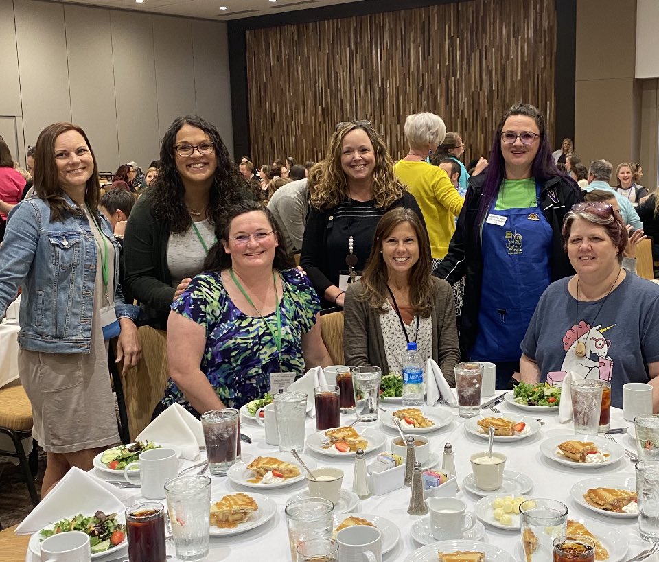 MediaRms's tweet photo. Beyond thrilled to be at #NCSLMA networking with rock star librarians and learning new ways to engage students! Thank you @johnrmcdaris for supporting &amp; appreciating how the library media programming positively impacts student learning! #WeAreRugby #ThankAPrincipal https://t.co/LokCDBblN7