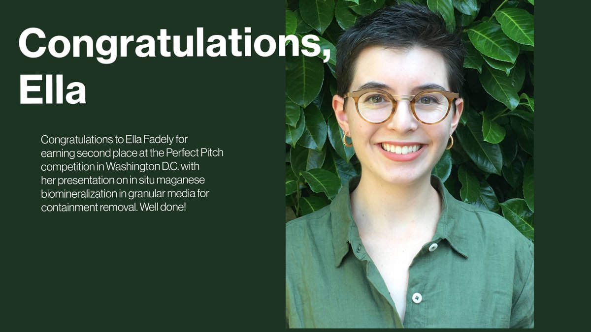 Congratulations to Ella for placing second overall at the ERC Perfect Pitch Competition! 🎉