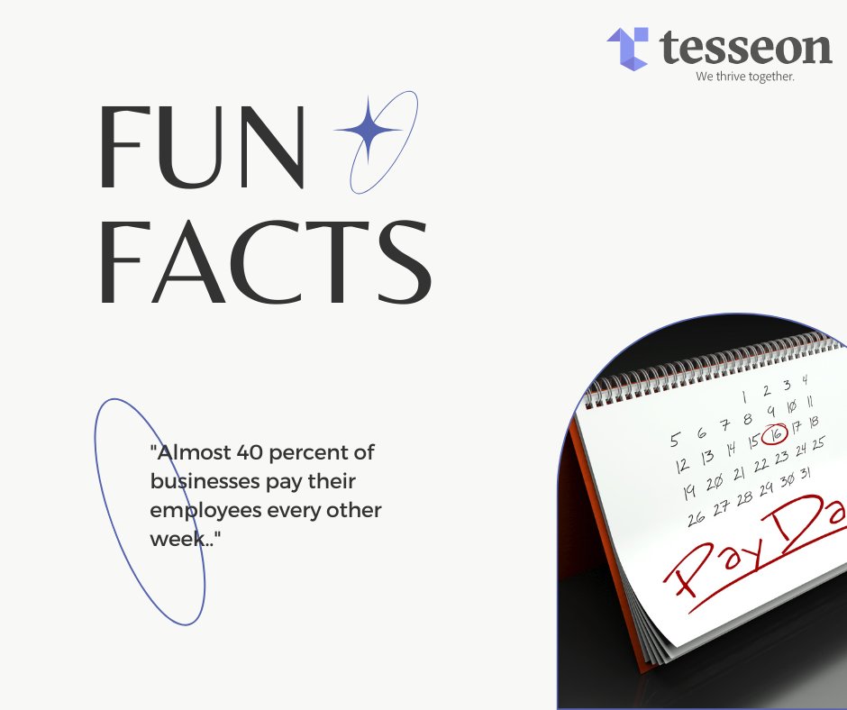TesseonPeople's tweet photo. What's your ideal payday preference? https://t.co/Q5l3vn2f9L
