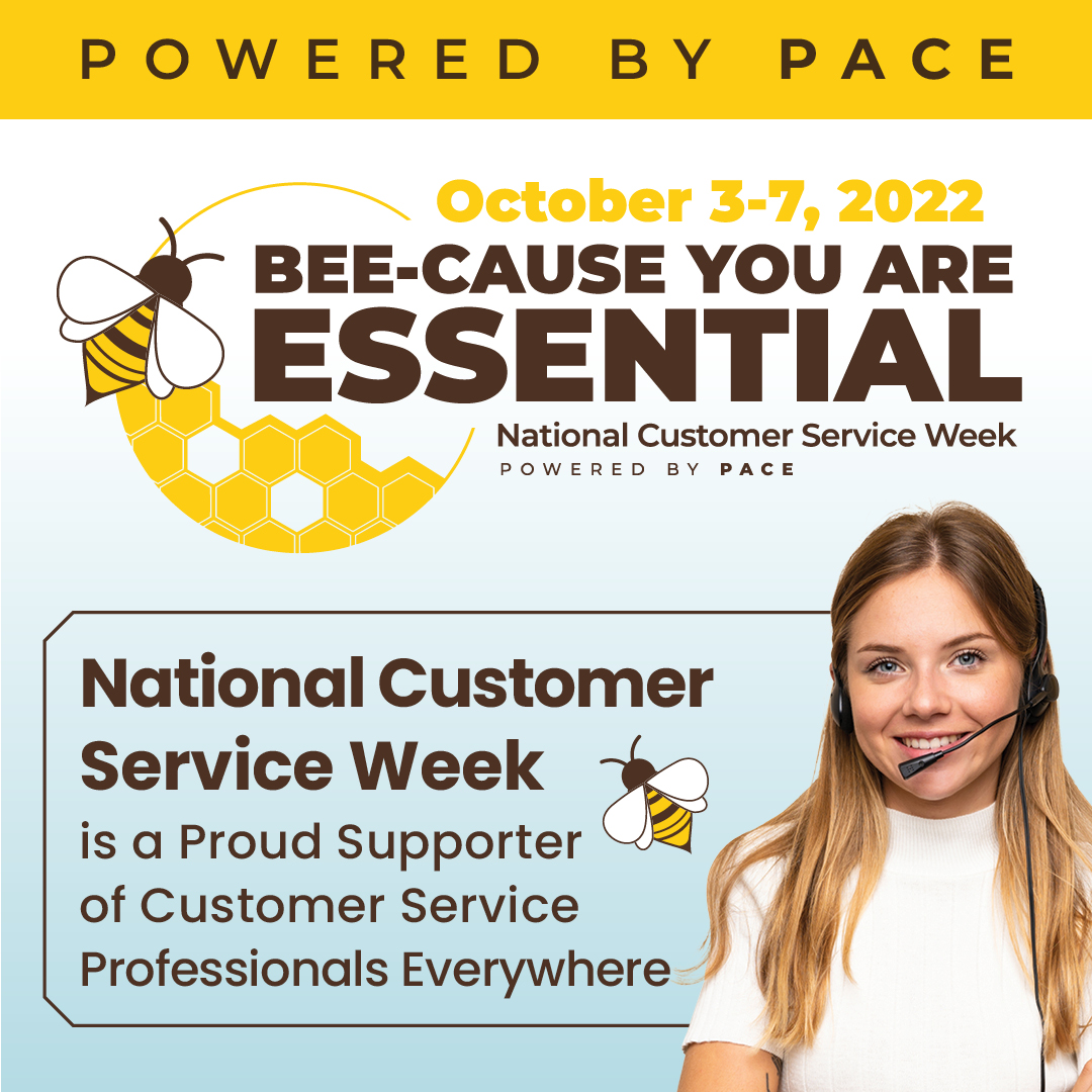 NTLCSW's tweet photo. Today is the last day of #NCSW22—but the celebrations can continue! Recognize the hard work of all #customerservice professionals all year, not just this week. A BUZZZZ of applause for every single participant this week. 🐝👏

Stay tuned for our 2023 plans for 2023. 👀🤫 https://t.co/CvYSRtjezq