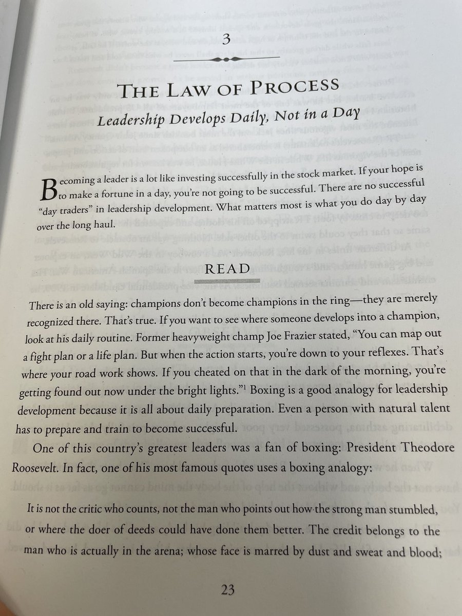JayReutter's tweet photo. Good stuff here. #LawsofLeadership https://t.co/Ygb1mpYq0x