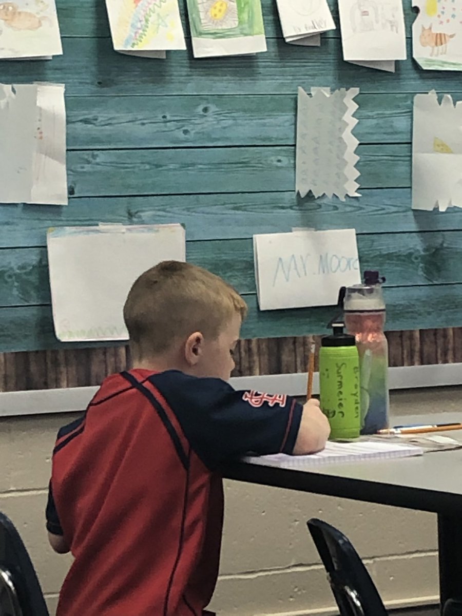 moore_uve's tweet photo. In writing 2day Ms. Johnson used a very creative “hook” 2 engage all learners. The ST’s then continued drafting their personal narratives. They focused on bringing in descriptive language &amp; I witnessed ST’s “showing” what they were seeing, feeling, hearing, smelling, or tasting. https://t.co/N9TQ2bMzSZ