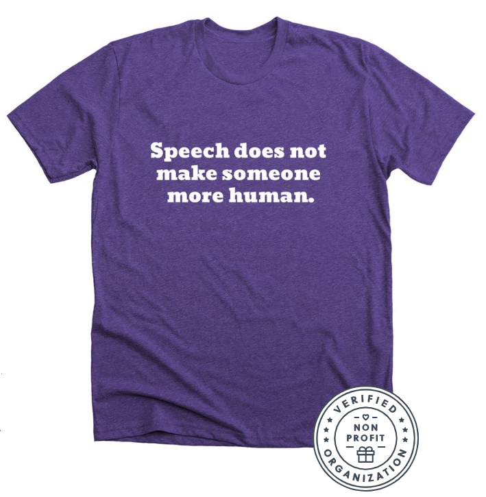 Looking for another way to support CommunicationFIRST this week? We're launching three new t-shirts on Bonfire! Here's one with a quote by our Chair, <a href="/jordynbzim/">Jordyn Zimmerman</a> Visit: bonfire.com/store/communic…